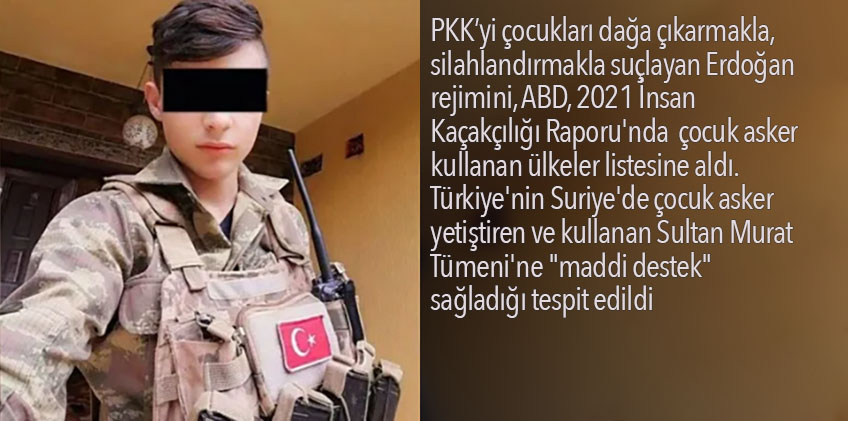 Türkiye 'çocuk asker' kullanan ülkeler listesine alındı!