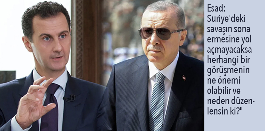 Esad, Erdoğan ile görüşme şartını açıkladı