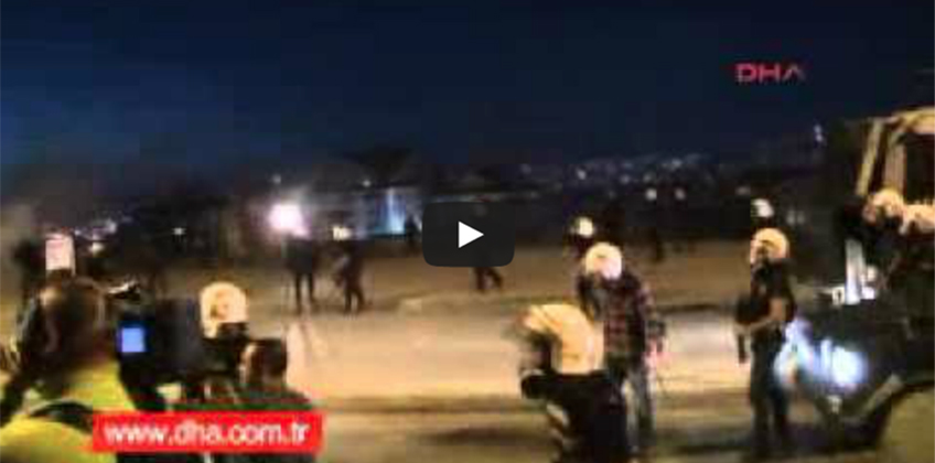 ÖDTÜ'ye polis saldırısının videosu..